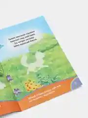 Зеленый книга с наклейками и заданиями про животных