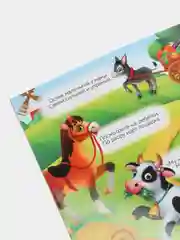 Многоразовые наклейки "Изучаем животных", книжка-панорамка