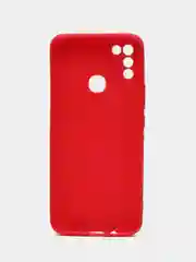 Красный чехол матовый Infinix Hot 20, 20i, 10 Play, 10s, 11 Play, 12 Play, 12i, Note 12, Smart 6+