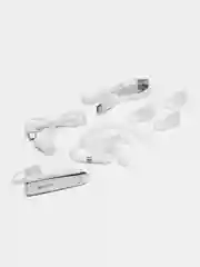 Белый беспроводная Bluetooth-гарнитура