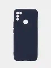 Синий чехол матовый Infinix Hot 20, 20i, 10 Play, 10s, 11 Play, 12 Play, 12i, Note 12, Smart 6+