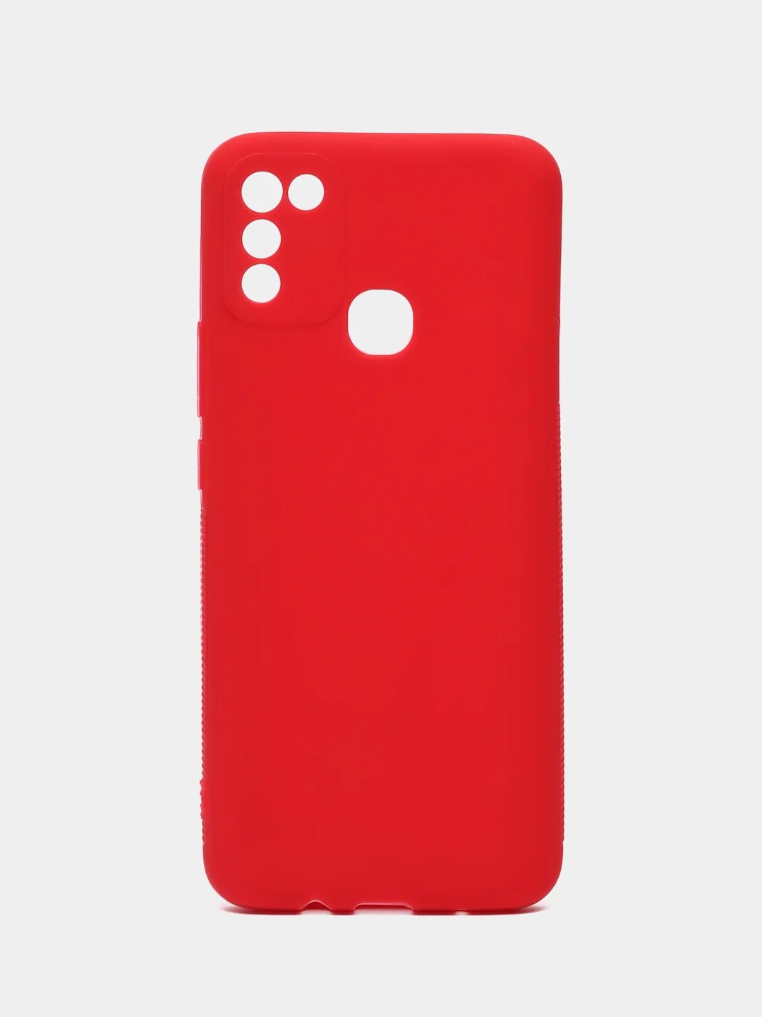 Красный чехол матовый Infinix Hot 20, 20i, 10 Play, 10s, 11 Play, 12 Play, 12i, Note 12, Smart 6+