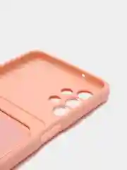 Конфетный чехол Samsung Galaxy A13 (Самсунг Галакси А13 4G), силиконовый, с карманом для карты