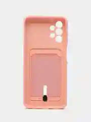 Конфетный чехол Samsung Galaxy A13 (Самсунг Галакси А13 4G), силиконовый, с карманом для карты