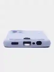 Лавандовый чехол Samsung Galaxy A13 (Самсунг Галакси А13 4G), силиконовый, с карманом для карты