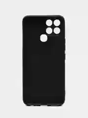 Черный чехол матовый Infinix Hot 20, 20i, 10 Play, 10s, 11 Play, 12 Play, 12i, Note 12, Smart 6+