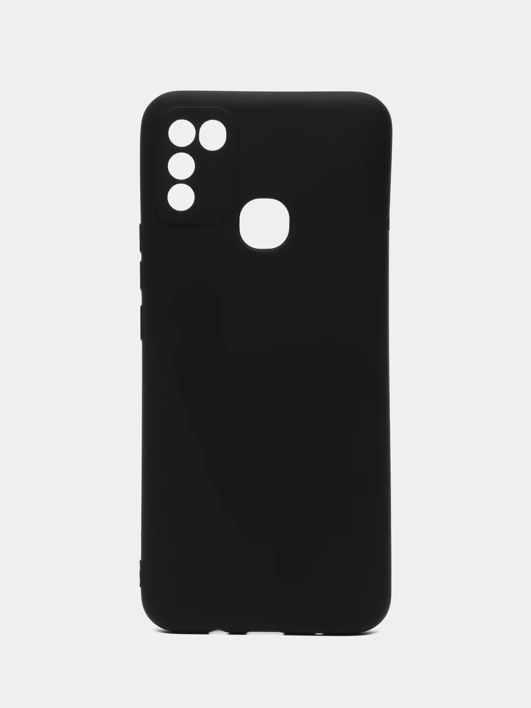 Черный чехол матовый Infinix Hot 20, 20i, 10 Play, 10s, 11 Play, 12 Play, 12i, Note 12, Smart 6+