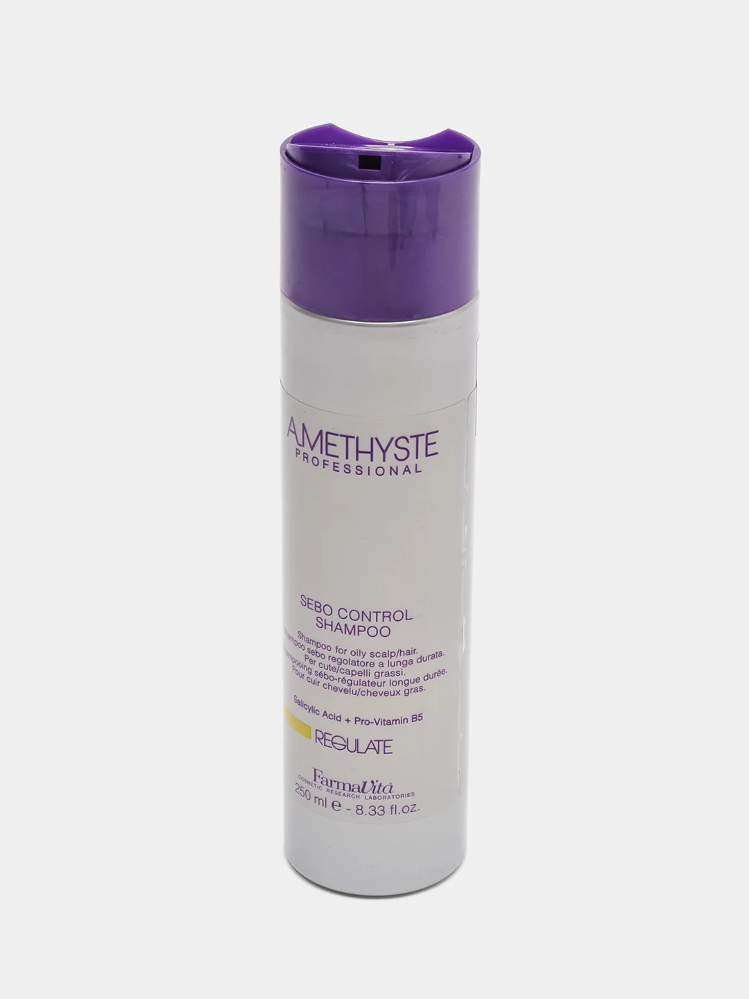 Шампунь FarmaVita Amethyste Regulate Sebo Controll Shampoo, для жирной кожи головы, 250 мл