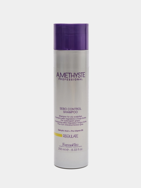 Шампунь FarmaVita Amethyste Regulate Sebo Controll Shampoo, для жирной кожи головы, 250 мл