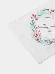 Серый открытки "С новым годом", мини, 7х10 см, авторская