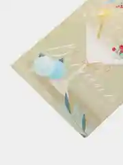 Белый открытки "С новым годом", мини, 7х10 см, авторская