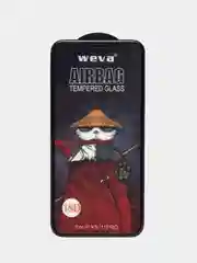 Черный защитное стекло 18D для iPhone XR, 11 с силиконовыми бортиками