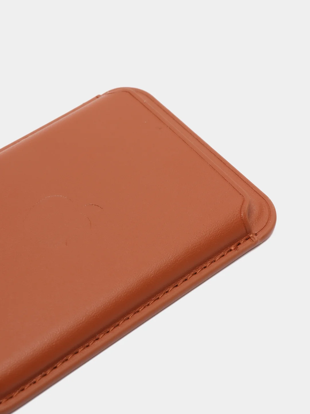 Коричневый картхолдер MagSafe iPhone 7/8/SE/XR/11/12/13/Pro/Max/mini Магнитный кошелек Айфон Магсейф