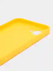 Желтый чехол на Realme C30 силиконовый, цветной, матовый