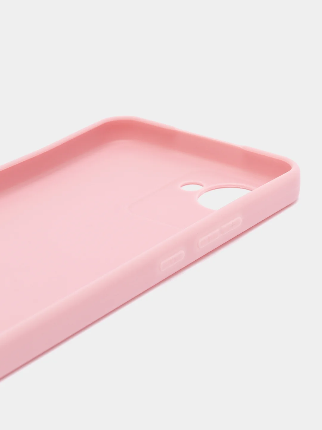 Коралловый меланж чехол на Realme C30 силиконовый, цветной, матовый
