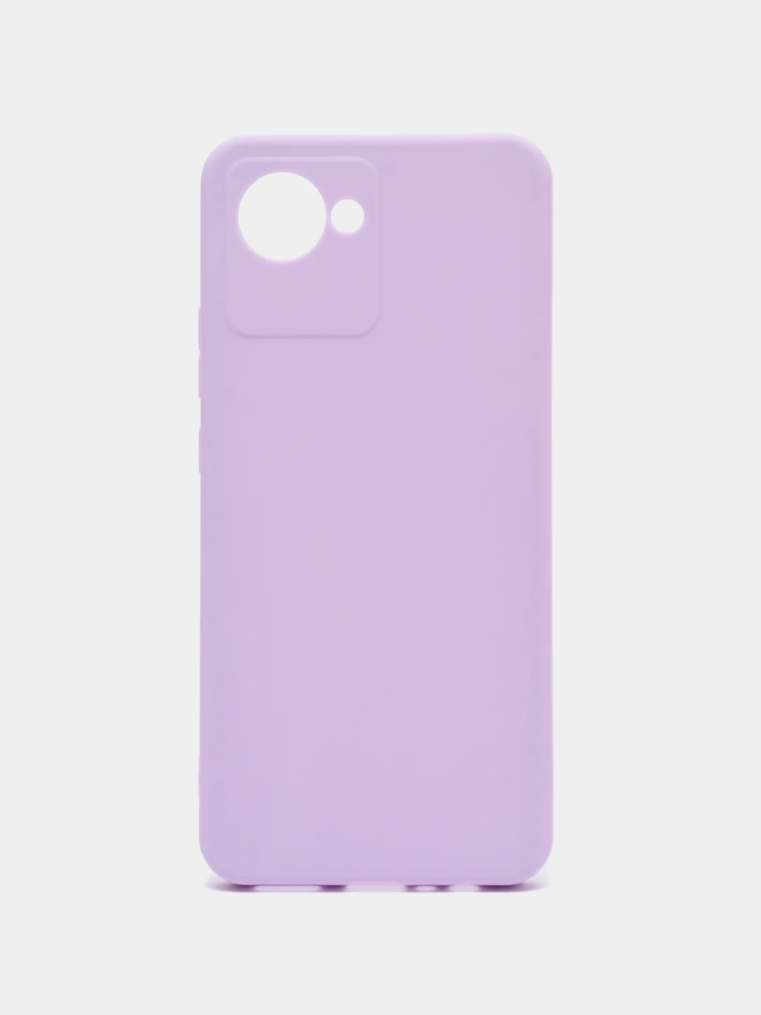 Синий чехол на Realme C30 силиконовый, цветной, матовый