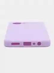 Синий чехол на Realme C30 силиконовый, цветной, матовый