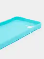 Бирюзовый чехол на Realme C30 силиконовый, цветной, матовый