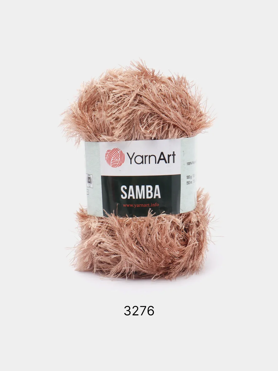 Карамельный пряжа травка YarnArt Samba, 150 м, 100 г, полиэстер