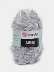 Светло-синий пряжа травка YarnArt Samba, 150 м, 100 г, полиэстер