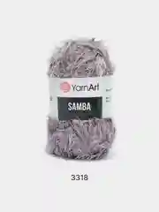 Серый пряжа травка YarnArt Samba, 150 м, 100 г, полиэстер