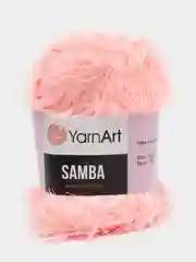 Коралловый пряжа травка YarnArt Samba, 150 м, 100 г, полиэстер
