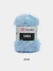 Голубой пряжа травка YarnArt Samba, 150 м, 100 г, полиэстер