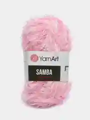 Розовый пряжа травка YarnArt Samba, 150 м, 100 г, полиэстер