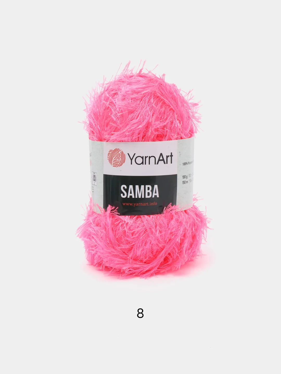 Тёмно-розовый пряжа травка YarnArt Samba, 150 м, 100 г, полиэстер