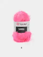 Тёмно-розовый пряжа травка YarnArt Samba, 150 м, 100 г, полиэстер