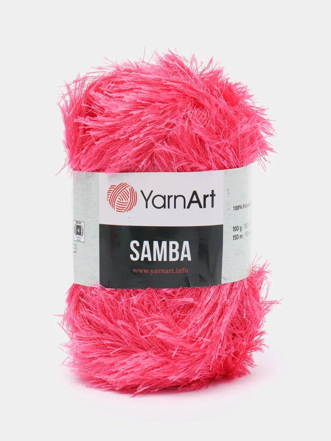Фуксия пряжа травка YarnArt Samba, 150 м, 100 г, полиэстер