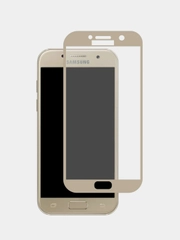Защитное стекло 9D Samsung Galaxy A3 2017 (A320) Золото