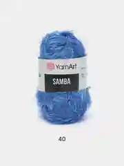 Синий пряжа травка YarnArt Samba, 150 м, 100 г, полиэстер