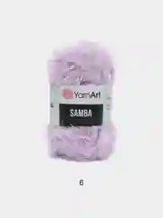 Сиреневый пряжа травка YarnArt Samba, 150 м, 100 г, полиэстер
