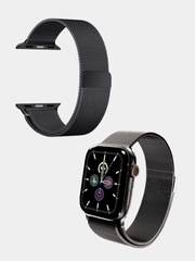 Ремешок для смарт-часов Apple Watch металлический, миланская петля, 38-49 мм ULTRA
