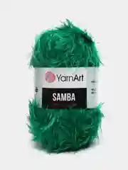 Лесной зеленый пряжа травка YarnArt Samba, 150 м, 100 г, полиэстер