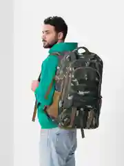 Тёмно-зелёный рюкзак туристический SPORT, тактический, 50 л