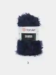 Темно-синий пряжа травка YarnArt Samba, 150 м, 100 г, полиэстер
