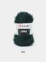 Бирюзовый пряжа травка YarnArt Samba, 150 м, 100 г, полиэстер