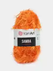 Оранжевый пряжа травка YarnArt Samba, 150 м, 100 г, полиэстер