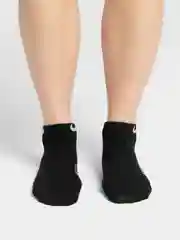 Черный носки женские, спортивные, короткие