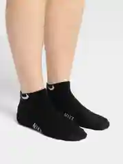 Черный носки женские, спортивные, короткие