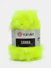 Лимонный пряжа травка YarnArt Samba, 150 м, 100 г, полиэстер