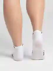 Белый носки женские, спортивные, короткие