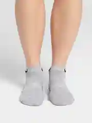 Серый носки женские, спортивные, короткие
