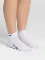 Белый носки женские, спортивные, короткие