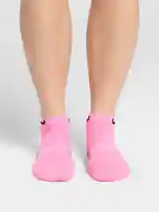 Розовый носки женские, спортивные, короткие