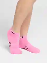 Розовый носки женские, спортивные, короткие