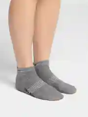 Серый носки женские, спортивные, короткие