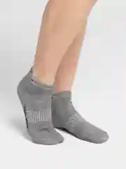 Серый носки женские, спортивные, короткие